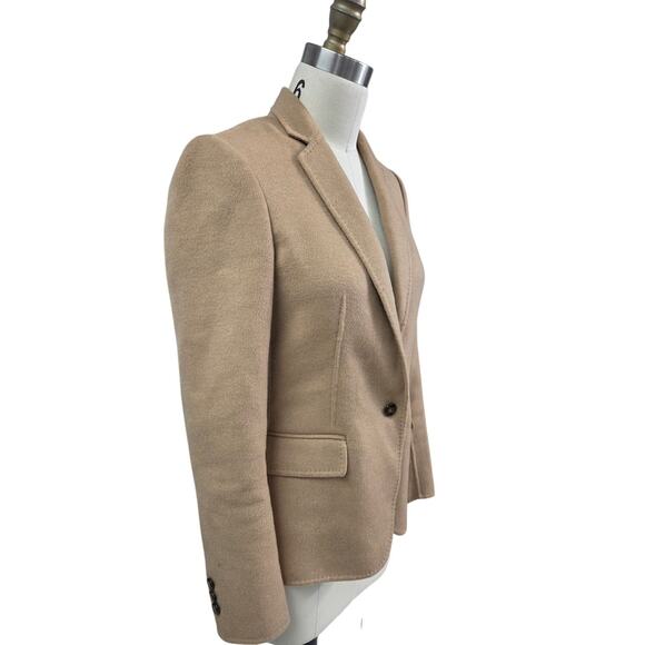 Massimo Dutti Camel Tan Single Button Blazer - Picture 3 of 9